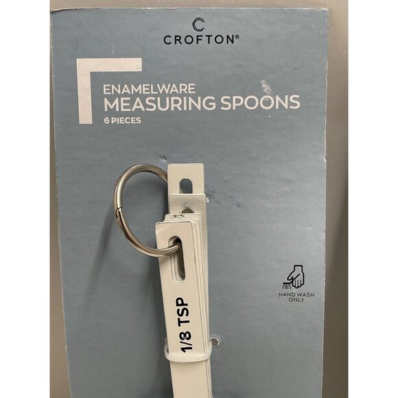 Crofton Enamelware Measuring Cups & Spoons Set New With Tags! - Picture 2 of 7